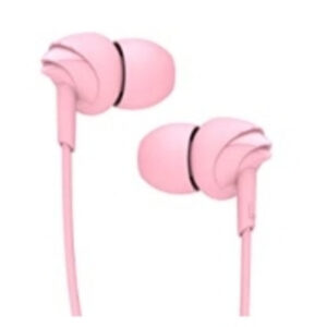 boAt Bassheads 100 in Ear Wired Earphones with Mic(Taffy Pink)