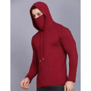 Maroon hoodies tshirt for man for Winter Sweatshirts