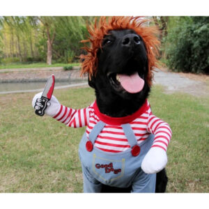 Halloween Pet Costume Pet Dog Funny Clothes Adjustable Dog Cosplay Costume Scary Costume Party Gatherings